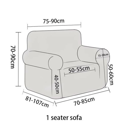 4Home Napínací potah na dvojkřeslo Nature, 145 - 185 cm