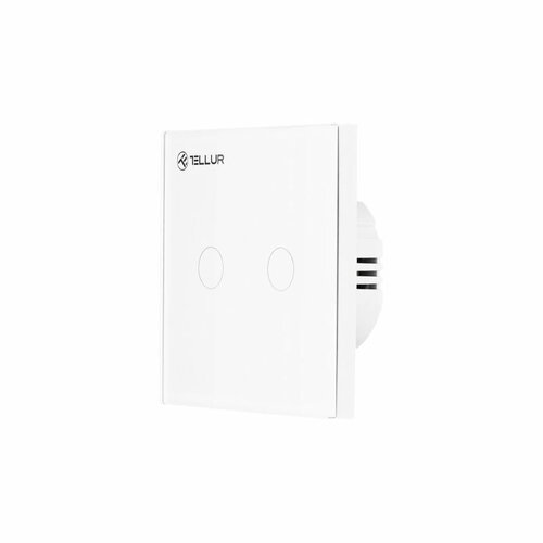 Tellur WiFi Smart Spínač, 2 porty, 1800 W, 10 A., bílý