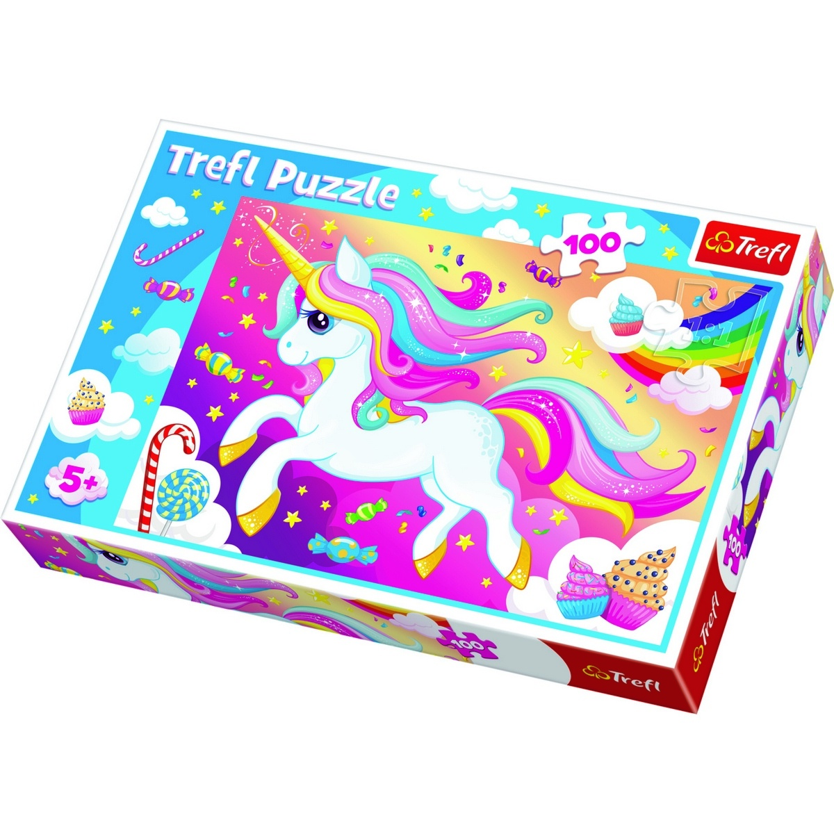 Trefl Puzzle Sladký jednorožec 100 dílků