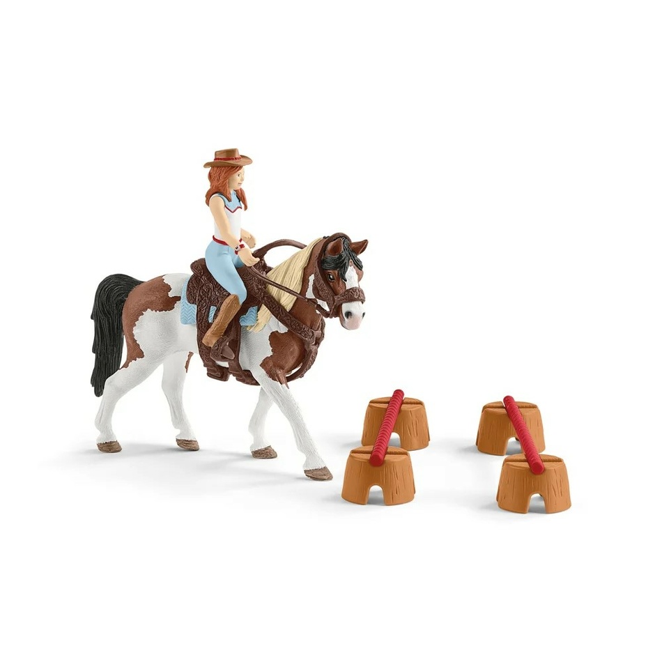 Schleich 42441 Hannah a jezdecká sada na western