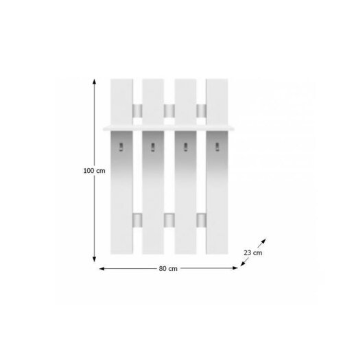 Tempo Kondela Věšáková stěna Topty 17, bílá