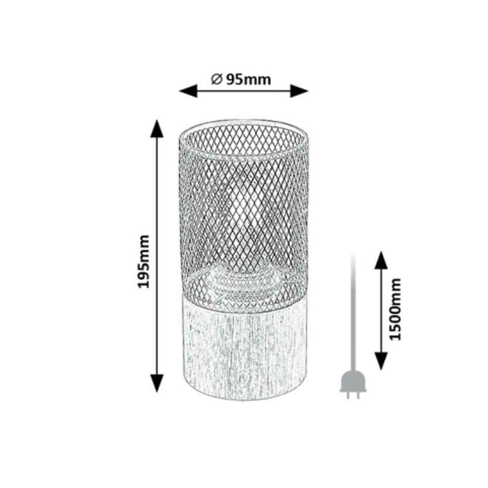 Rabalux 74040 stolní lampa Callum, buk