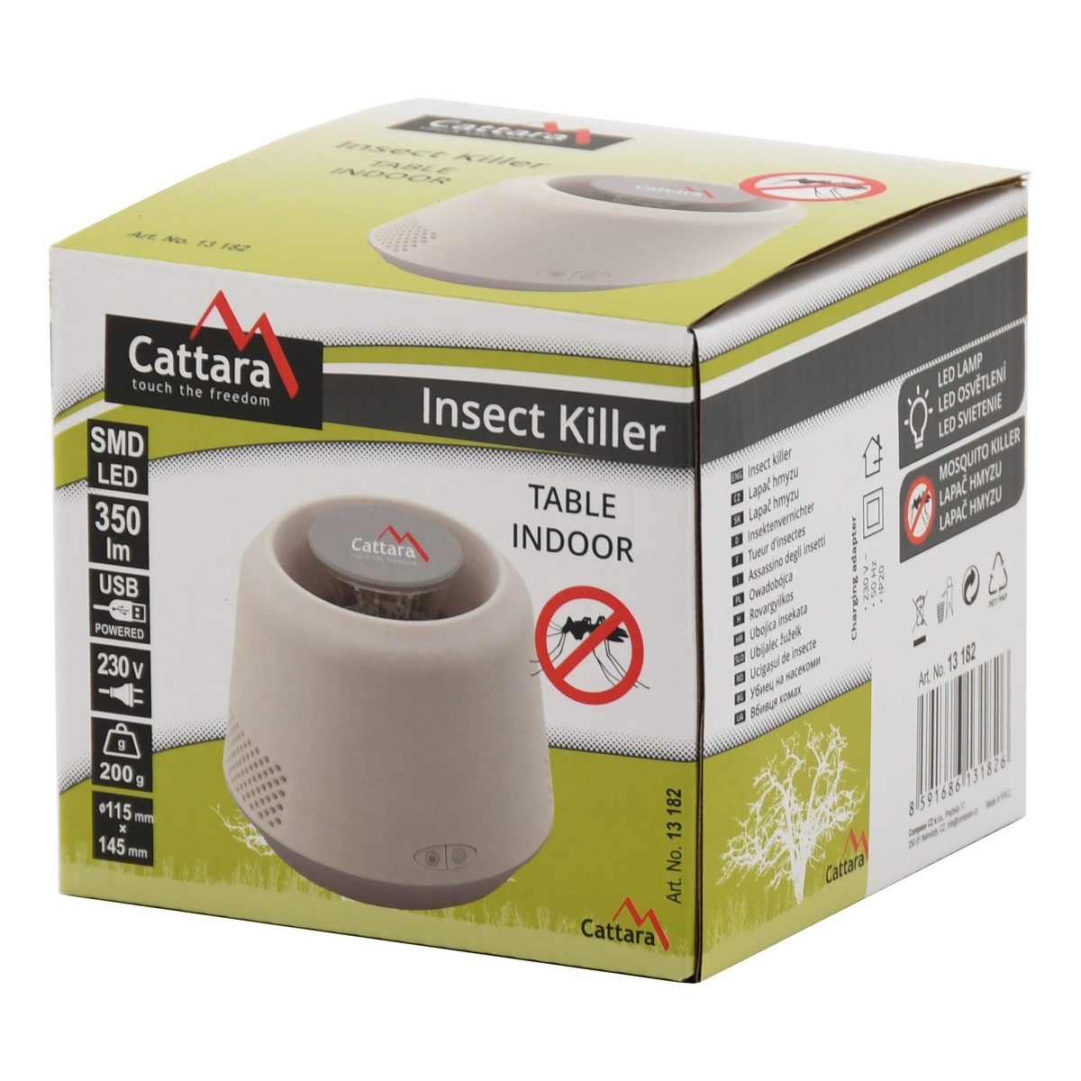Cattara Svítilna TABLE INDOOR USB 5V, infra lapač hmyzu
