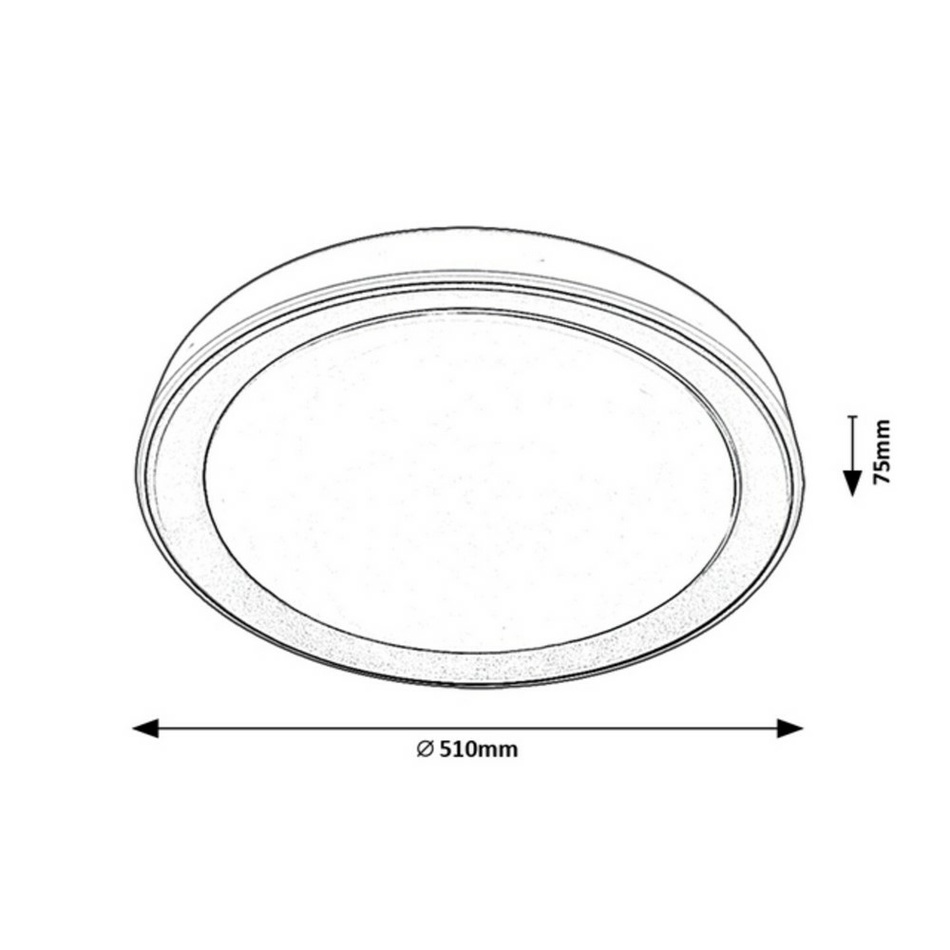 Rabalux 3510 stropní Smart LED svítidlo