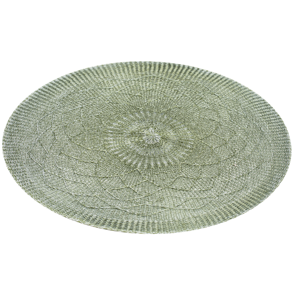 Prostírání Mandala zelená, 38 cm