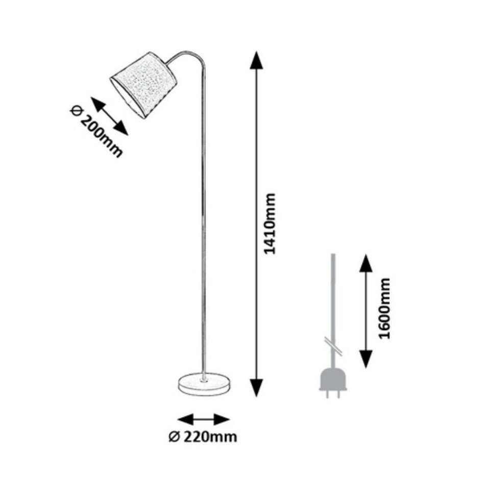 Rabalux 6640 Godric stojací podlahová lampa