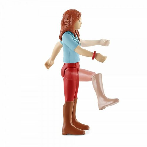 Schleich 42539 Zrzka Hannah s pohyblivými klouby na koni, 15 cm