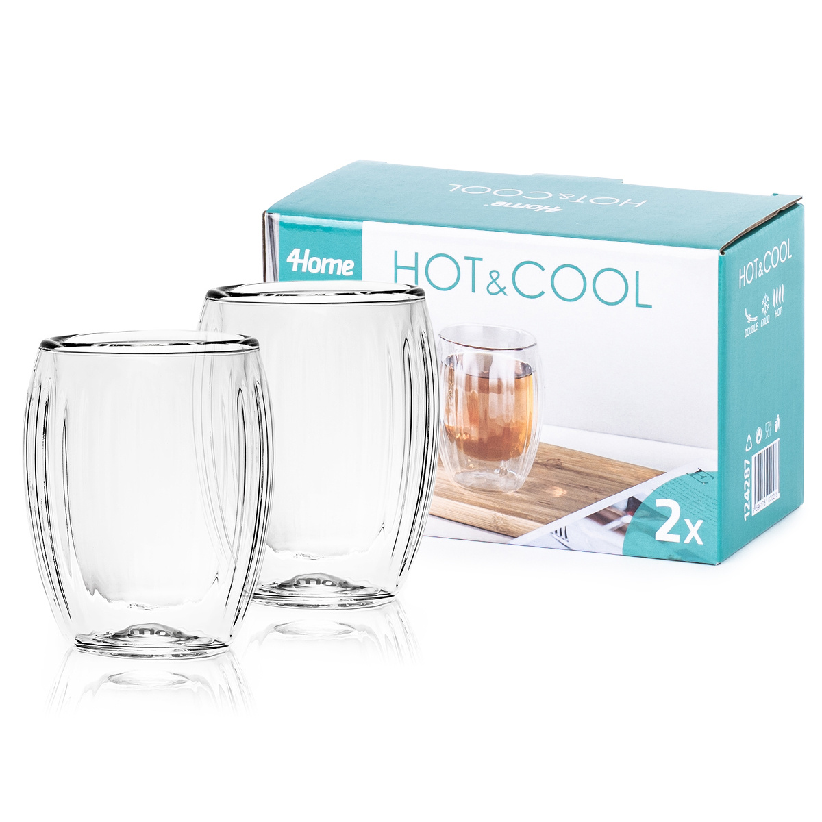 4Home Termo sklenice Hot&Cool Juicy 120 ml, 2 ks