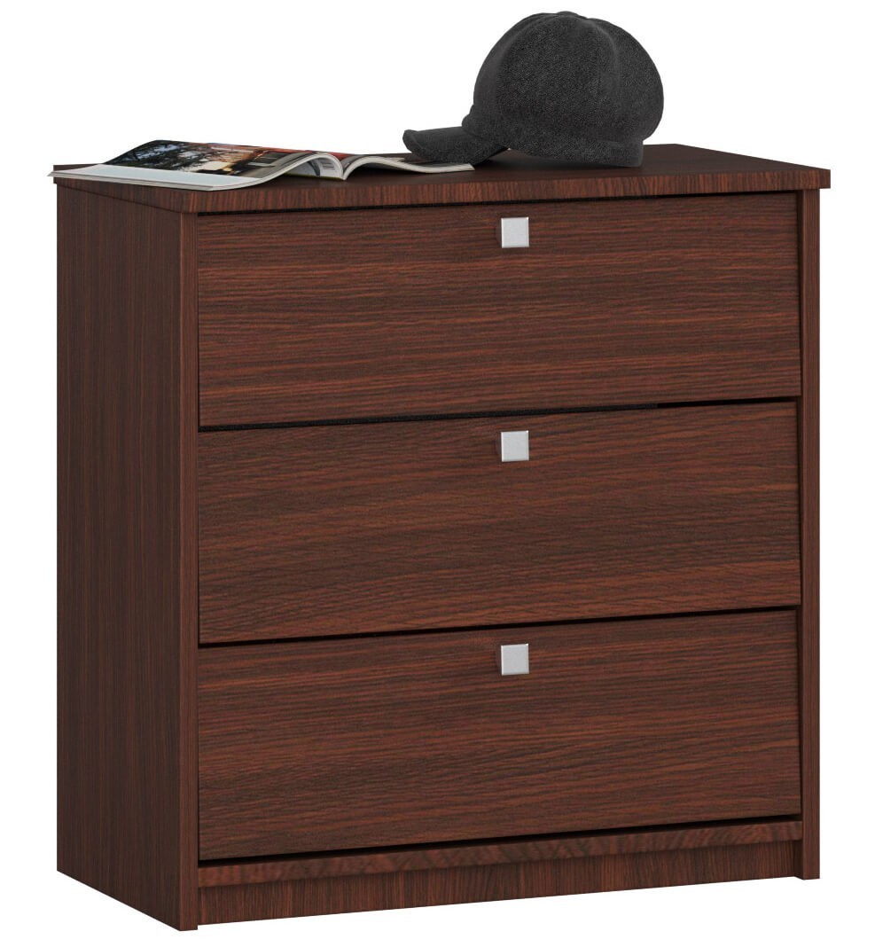 Ak furniture Botník Mini 60 cm - 3 dvířka wenge