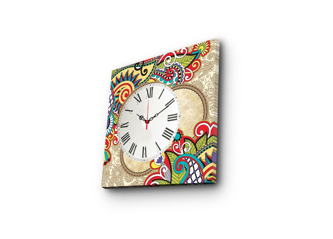 Wallity Dekorativní nástěnné hodiny Coloursa vícebarevné