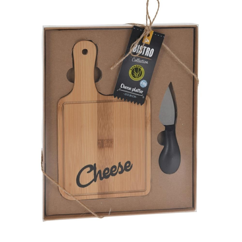 DekorStyle Deska na krájení Cheese + nůž