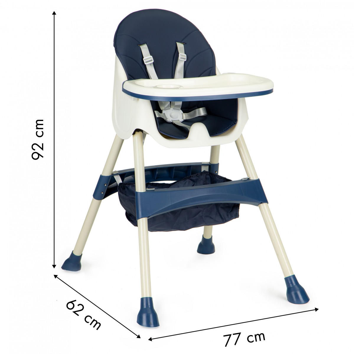 Dětská jídelní židlička 2v1 Blue EcoToys