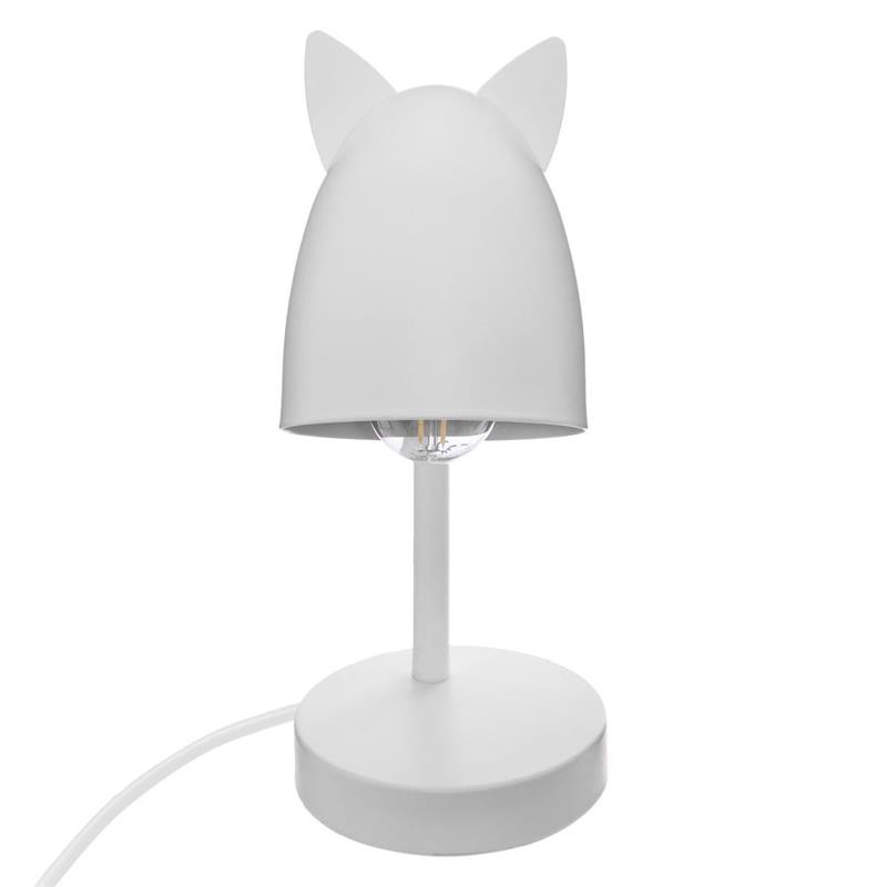 DekorStyle Dětská stolní lampa bílá 31 cm