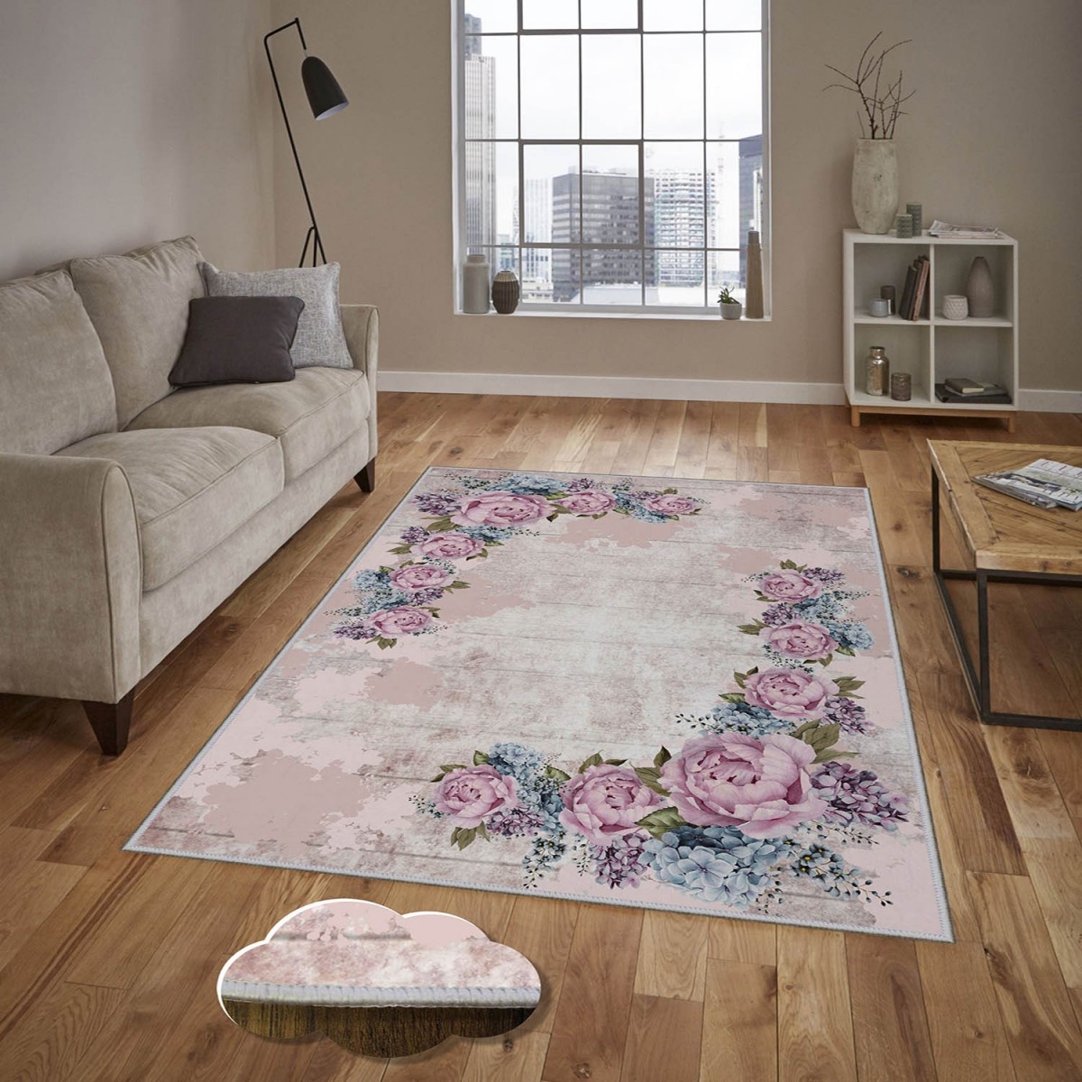 Conceptum Hypnose Koberec Roses 120x180 cm růžový