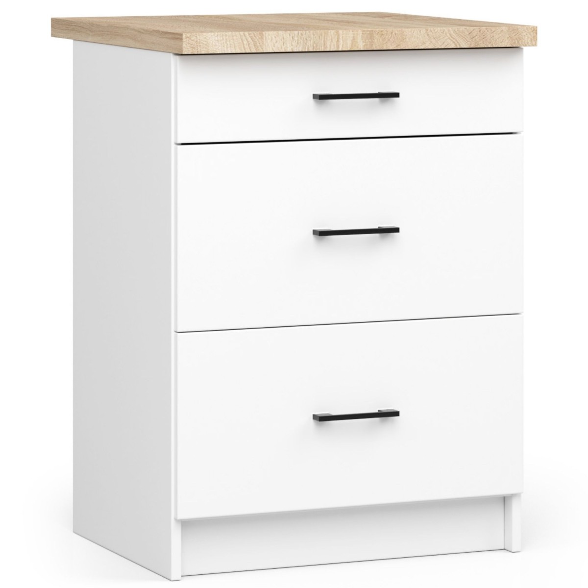 Ak furniture Kuchyňská skříňka Olivie S 60 cm 3S bílá