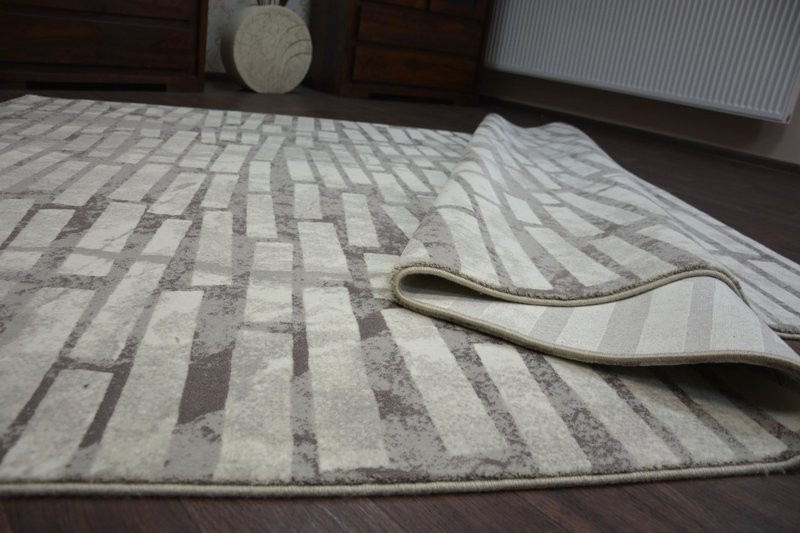 Dywany Lusczow Kusový koberec AKRYLOVÝ PATARA 0244 Krémový/L.Beige, velikost 80x150