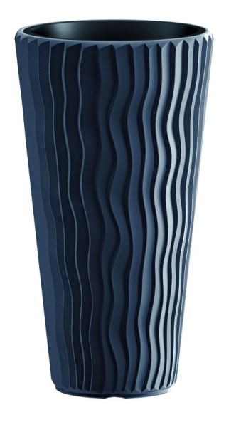 Prosperplast Květináč Long Sandy tmavě šedý, varianta 39 cm