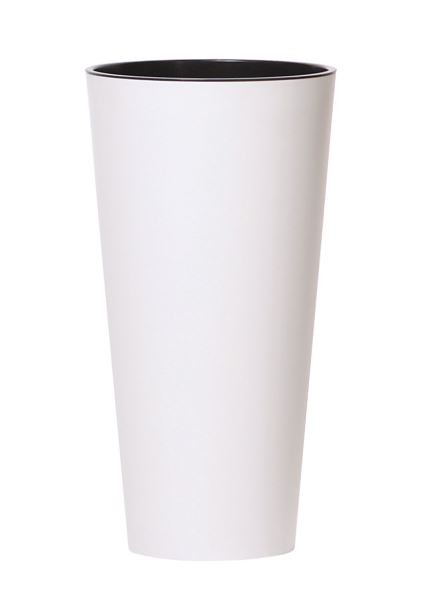 Prosperplast Květináč Tubus Slimmer bílý matný, varianta 40 cm