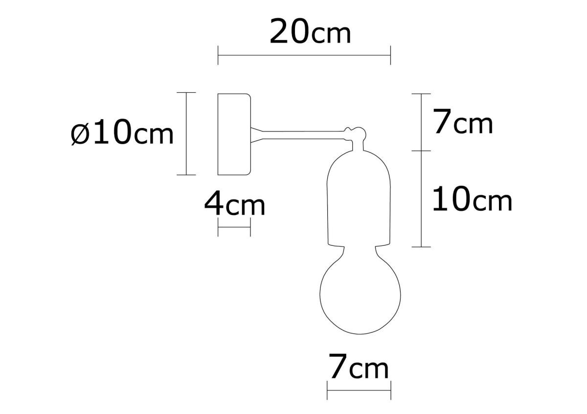 Opviq Nástěnná lampa Datca natural