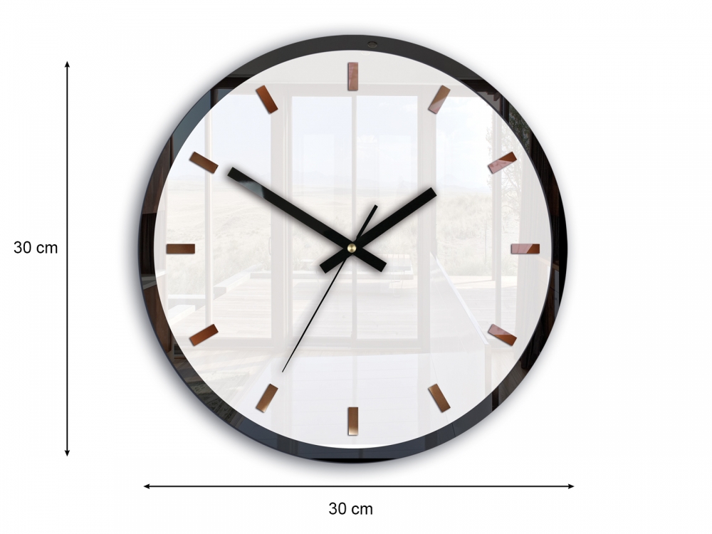 ModernClock Nástěnné hodiny Rolo bílé