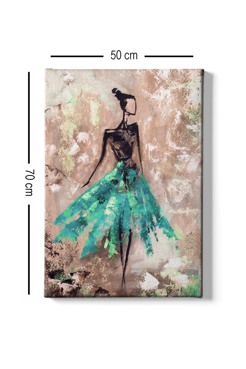 Wallity Obraz na plátně Ballerina 50x70 cm