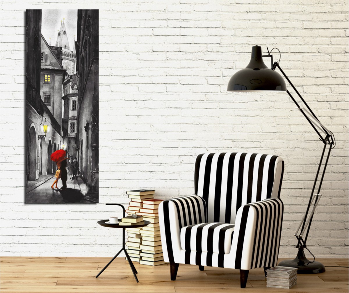 Wallity Obraz na plátně Big city kiss PC081 30x80 cm