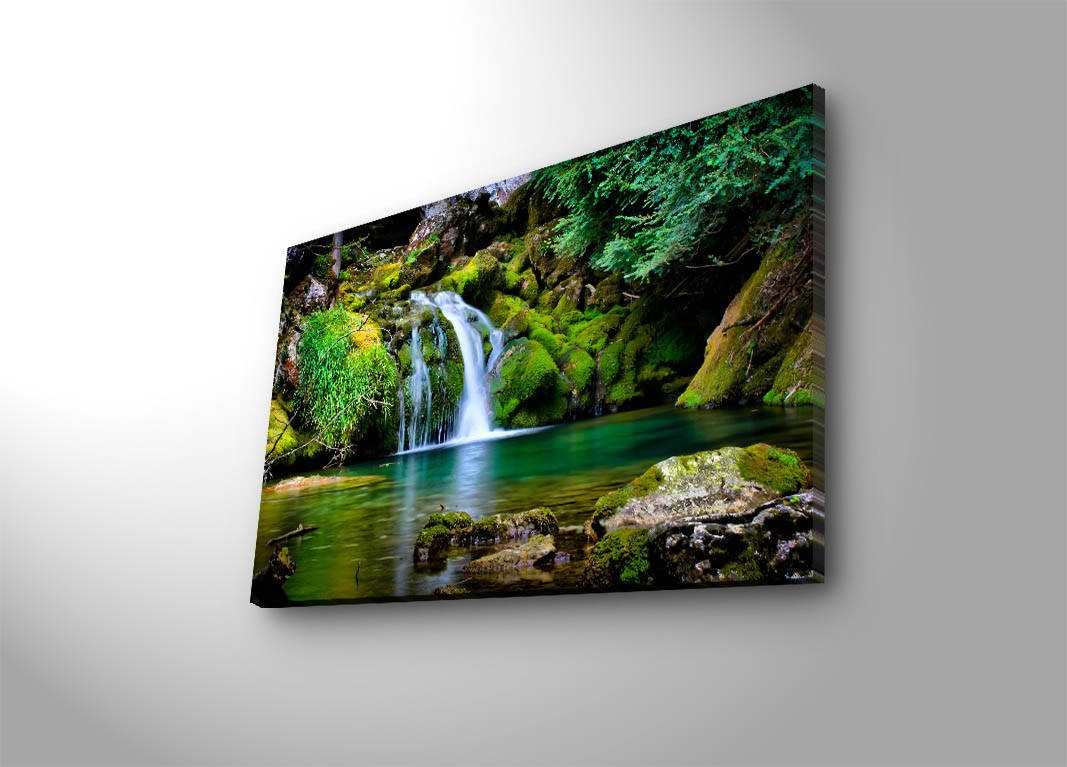 Wallity Obraz s LED osvětlením PŘÍRODA 34 45 x 70 cm