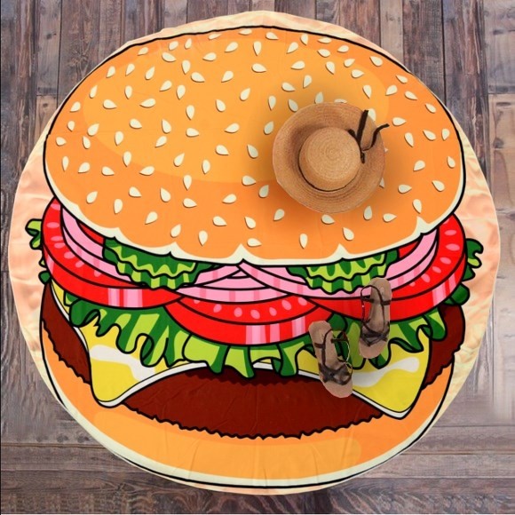 Tutumi Plážová osuška Hamburger 150 cm