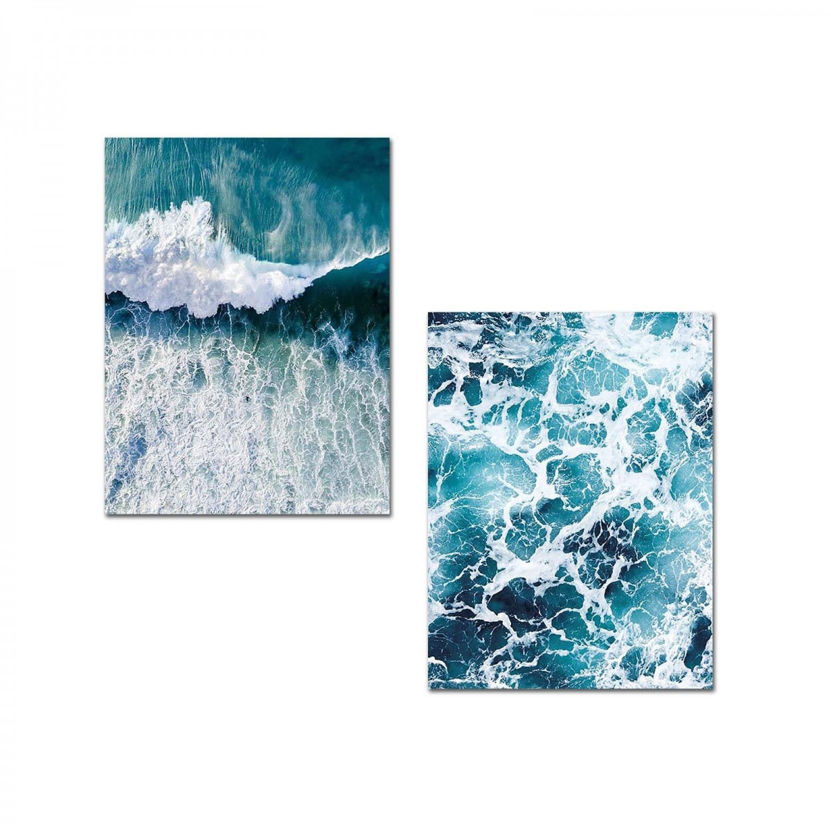 Hanah Home Sada obrazů Waves 30x40 cm 2 ks