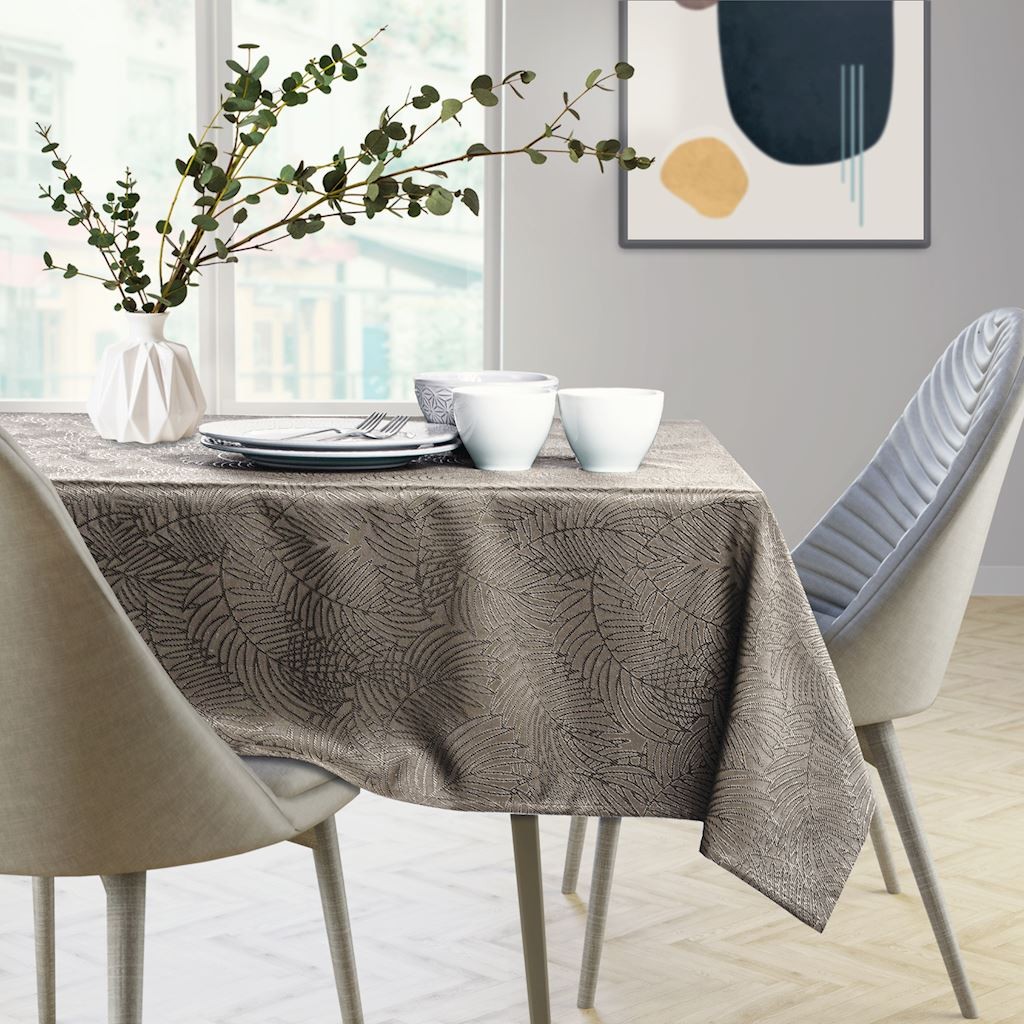 Sada prostírání AmeliaHome Gaia cappuccino, velikost 115x300+35x300