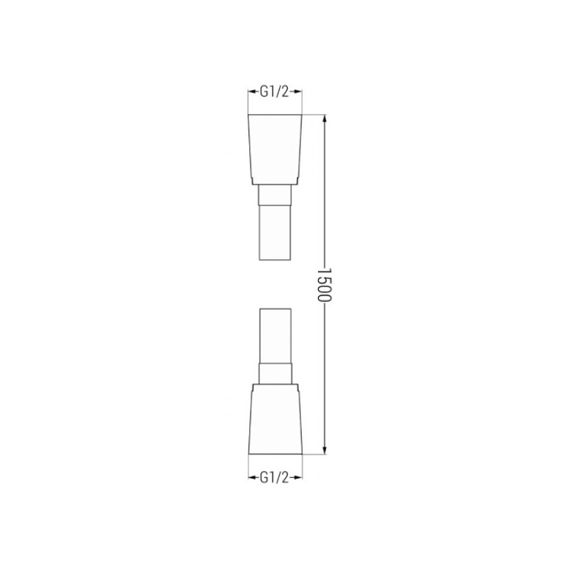 Sprchový set podomítkový MEXEN CUBE DR02 25 cm chrom