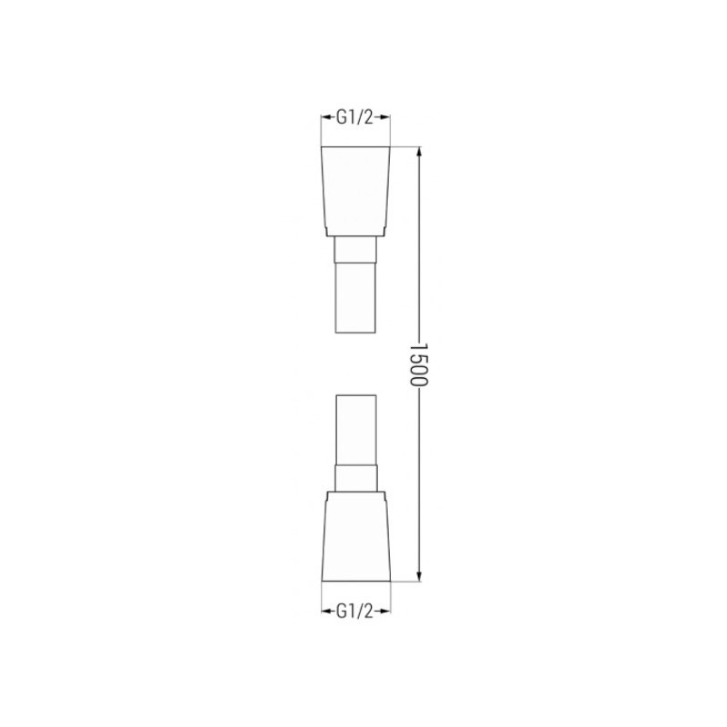 Sprchový set podomítkový MEXEN CUBE DR02 25 cm grafit