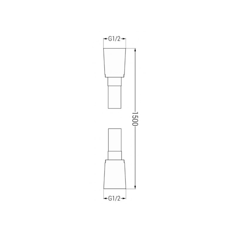 Sprchový set podomítkový MEXEN CUBE DR02 25 cm zlatý