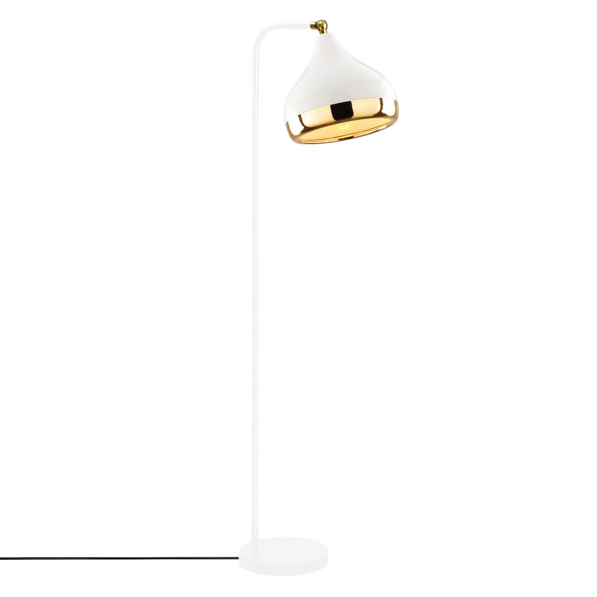 Opviq Stojací lampa Yildo 120 cm zlatá/bílá