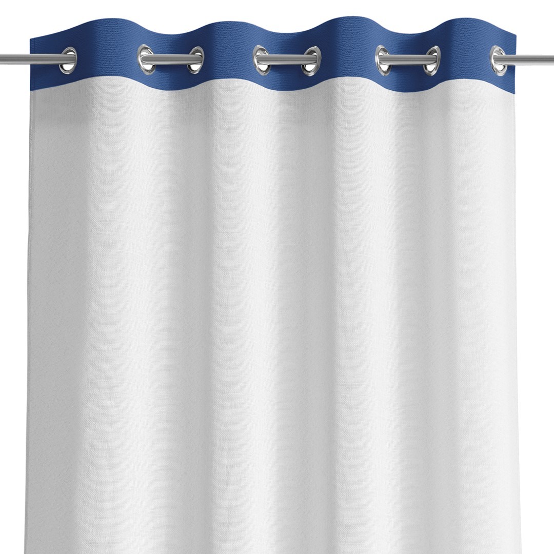 Záclona AmeliaHome Irvette modrá, velikost 140x250