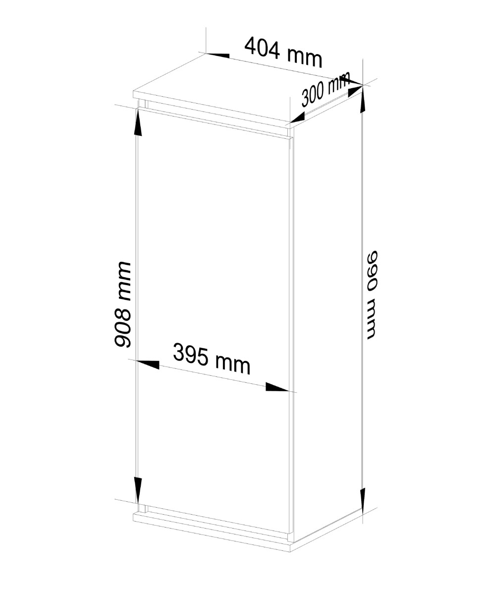 Ak furniture Závěsná vitrína Star 40 cm dub sonoma