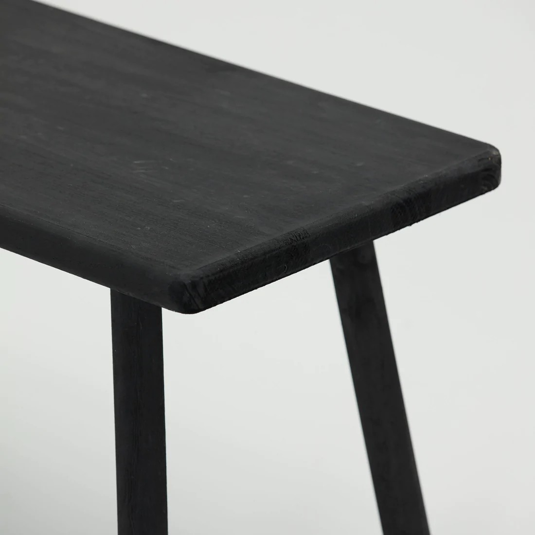Dřevěná lavice délka 120 cm NADI House Doctor - černá