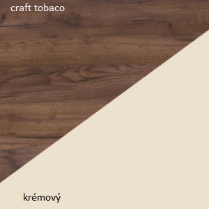 ArtCross Komoda VIKI | 01 Barva: craft tobaco / krémový