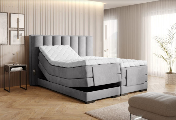 Artelta Manželská postel VEROS Boxspring | elektrická polohovatelná 160 x 200 cm Barva: Loco 45