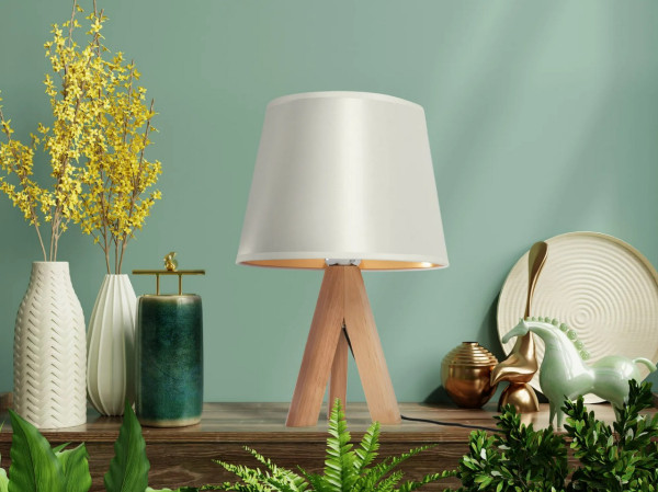 ArtPodlas Stolní lampa bílá | APP976-1T