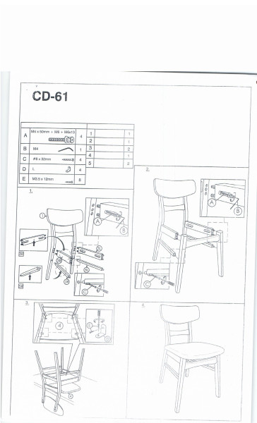 Signal Jídelní židle CD-61
