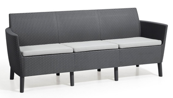 KETER Pohovka SALOMON 3 seater sofa | grafit