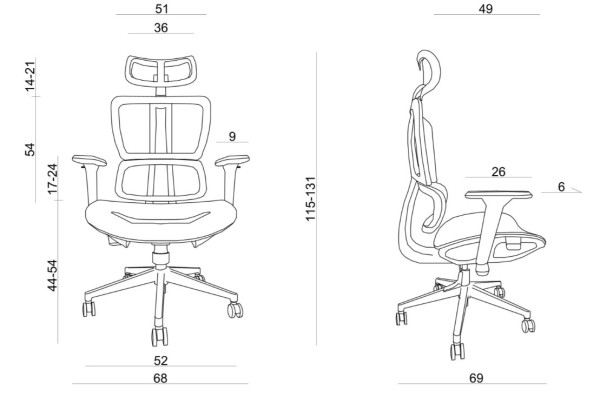 ArtUniq Kancelářská židle DEAL | GA-023H