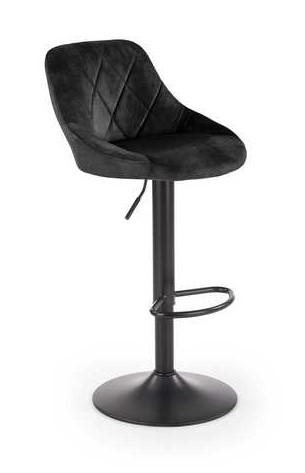 Halmar Barová židle MILICA Barva: Černá