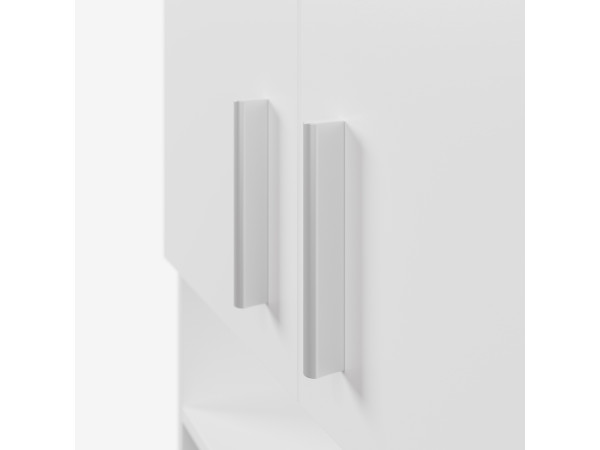 Skříňka vysoká nad WC či pračku NEJBY BYRON 05, bílá