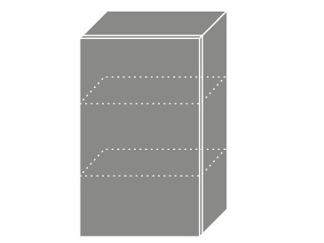 SHAULA, skříňka horní W2 45, korpus: grey, barva: white