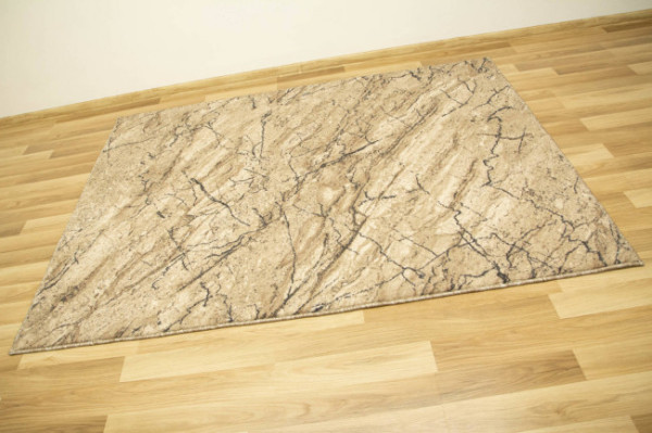 Metrážový koberec Aqua Marble 04 mramor, béžový / šedý