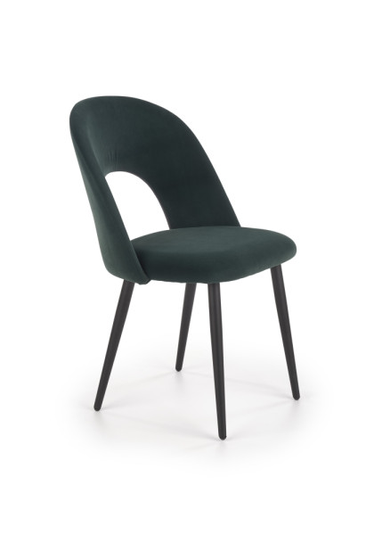Jídelní židle CLANTON, tmavě zelená