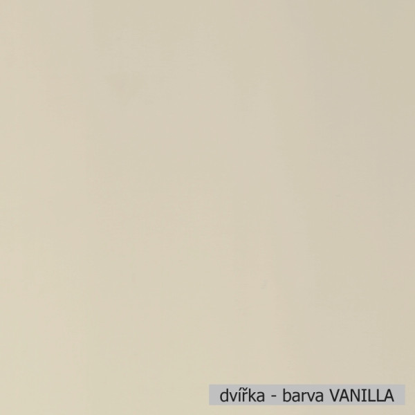 FOLLY, skříňka dolní D1D 60, vanilla mat/lava