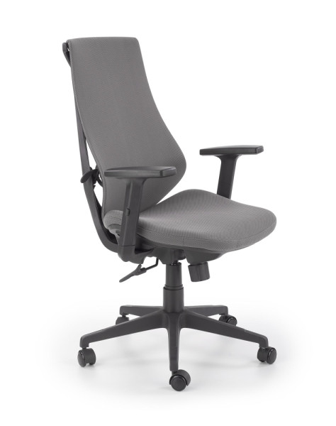 Kancelářská židle DESPINAL, šedá/černá
